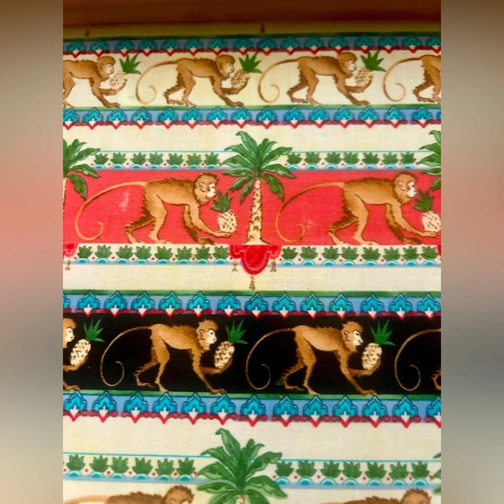 Decor Tray Afrika Kingdom Cole & Son Ardmore-Jabula collection monkeys pineapple